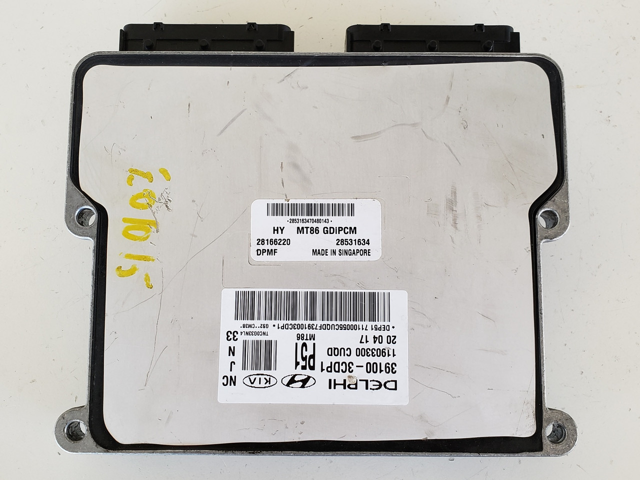 2017-2018 Santa Fe 39100-3CDP1 Computer Brain Engine Control ECU ECM EBX Module