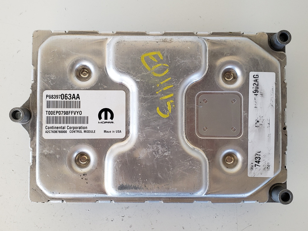 2019-2020 Cherokee P68397063AA Computer Brain Engine Control