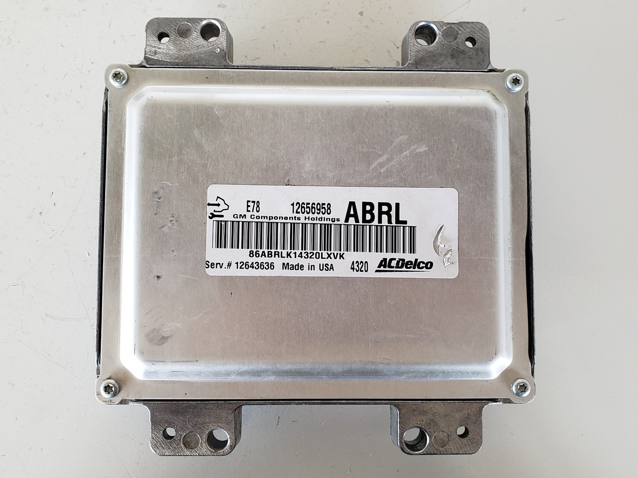 2015-2016 Chevy Trax 12643636 Computer Brain Engine Control ECU ECM EBX Module