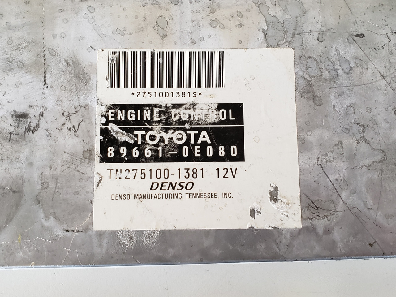 2004-2006 RX330 89661-0E080 Computer Brain Engine Control