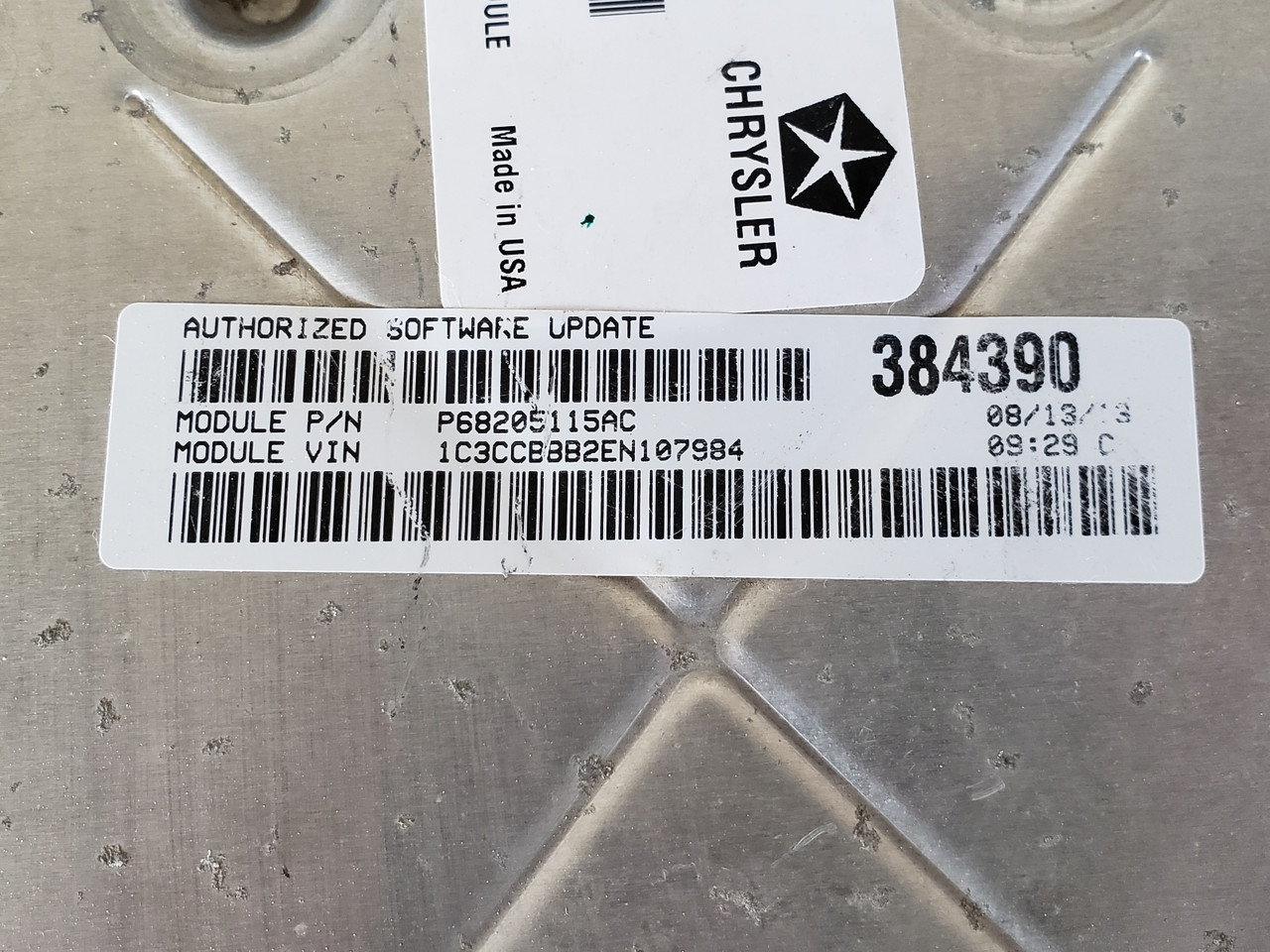 2014 Dodge Avenger P68205115AC Computer Brain Engine Control ECU ECM EBX Module