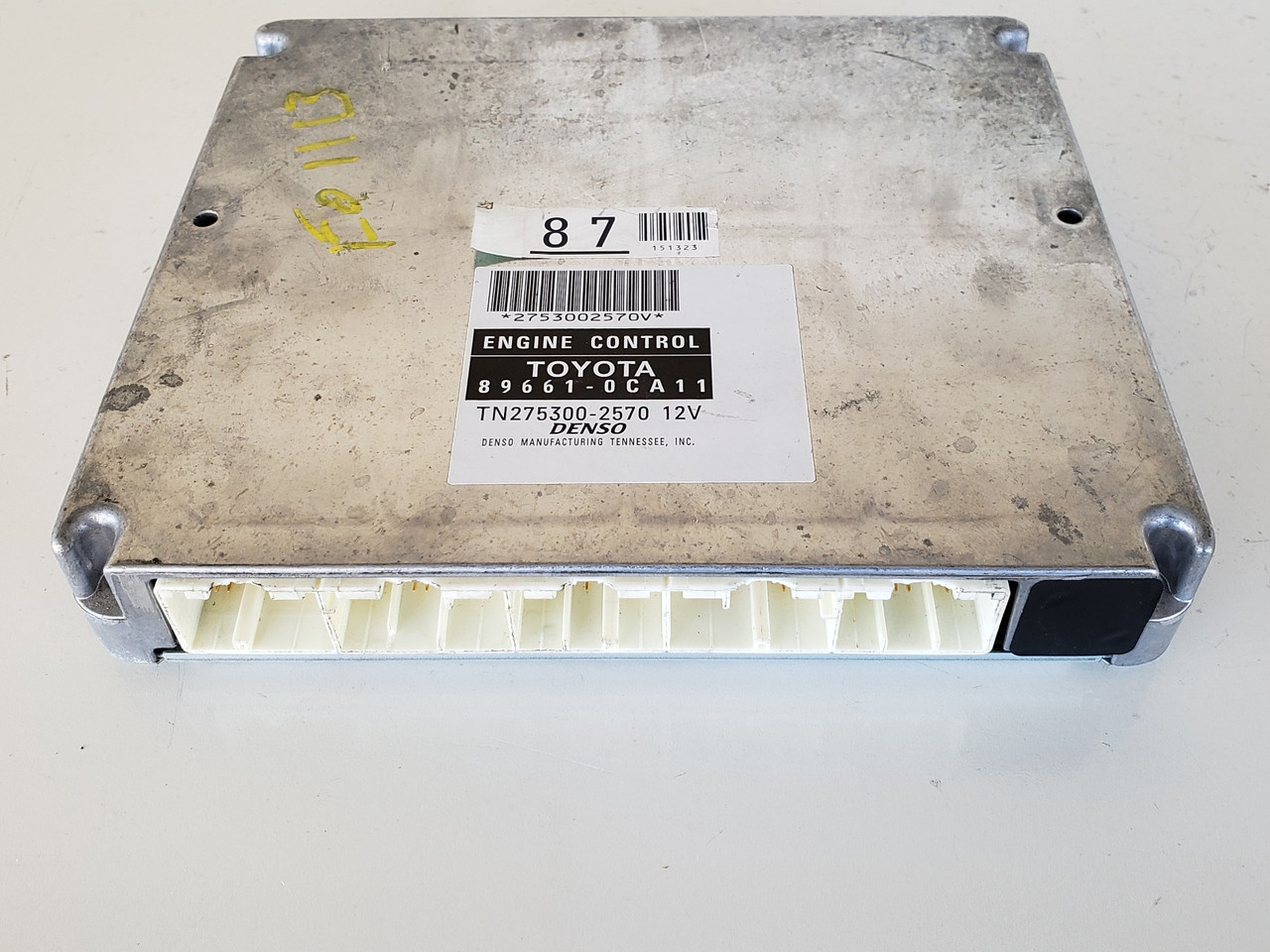 2007 Sequoia 4X4 89661-0CA11 Computer Brain Engine Control ECU ECM EBX Module