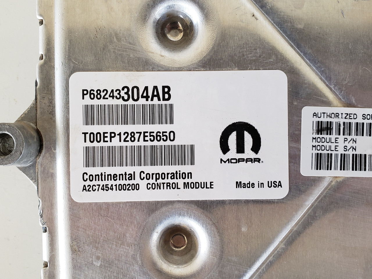 2016-2020 Ram 1500 P68298477AE Computer Brain Engine Control ECU ECM EBX Module