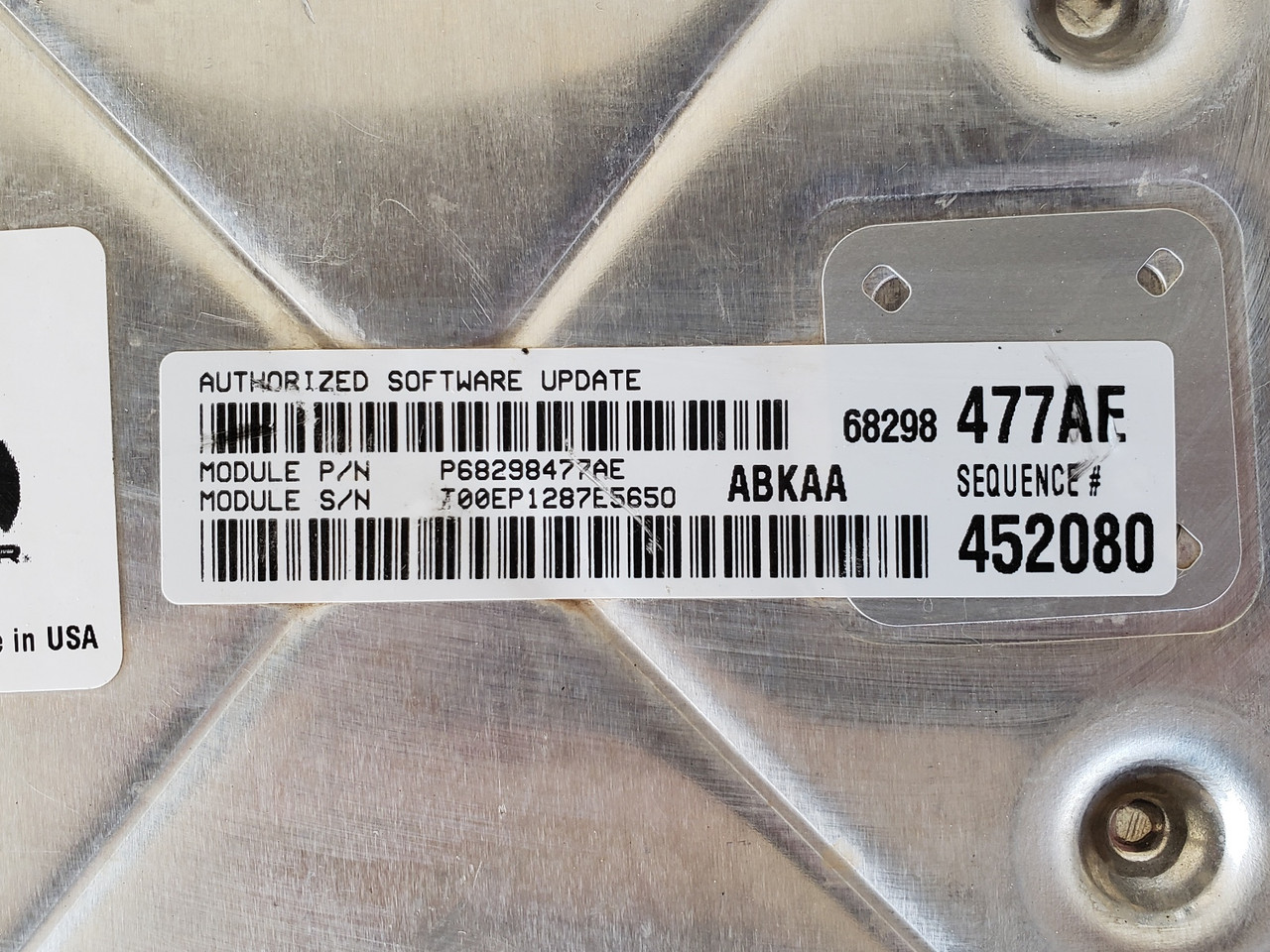 2016-2020 Ram 1500 P68298477AE Computer Brain Engine Control ECU ECM EBX Module