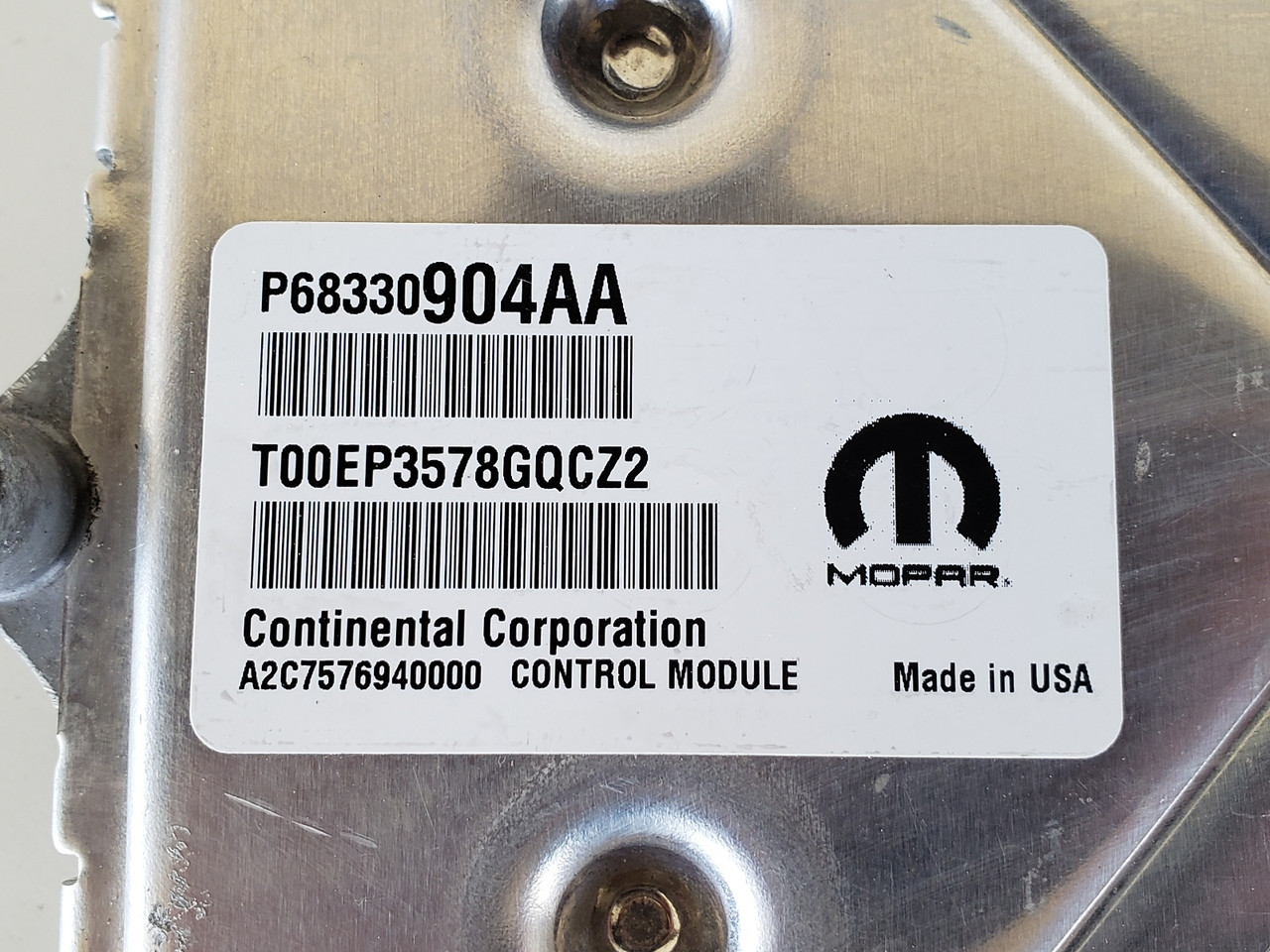 18-19 Chrysler 300 P68395679AD Computer Brain Engine Control ECU ECM EBX Module