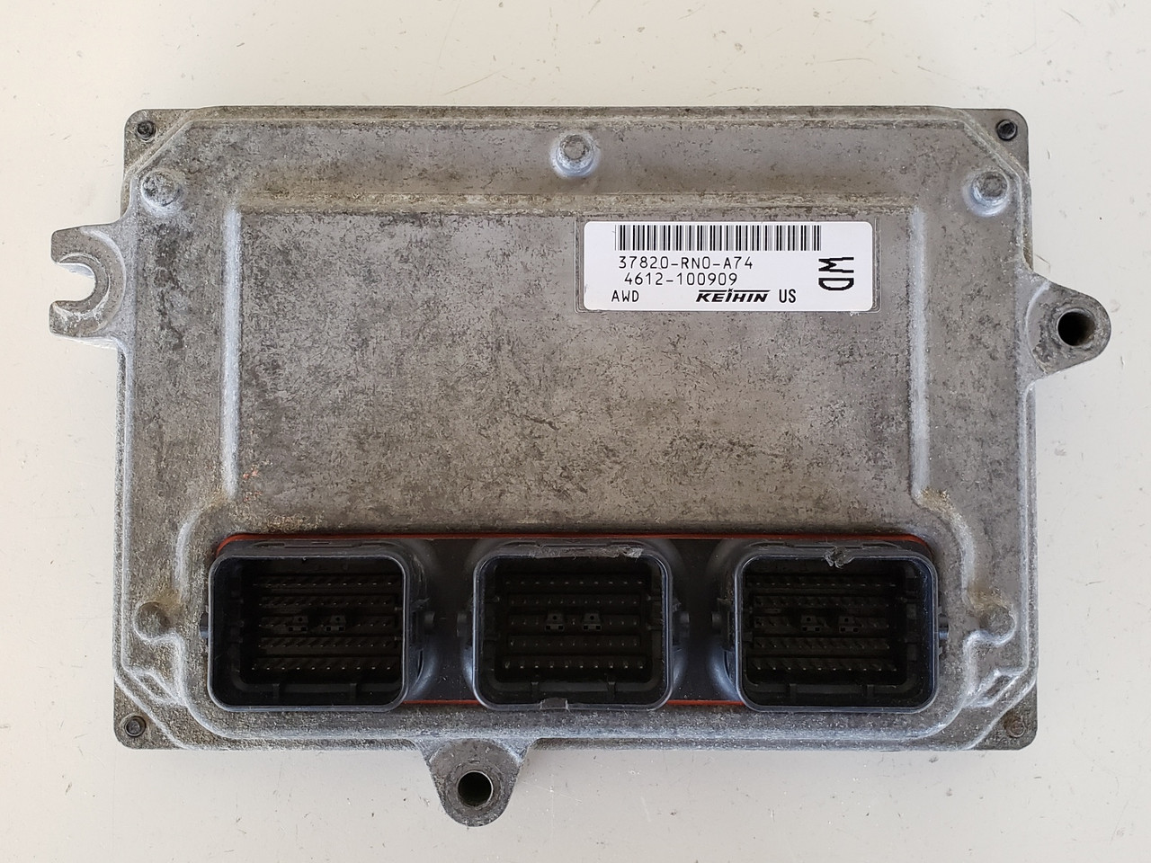2009-2010 Pilot 37820-RN0-A74 Computer Brain Engine Control ECU ECM EBX Module