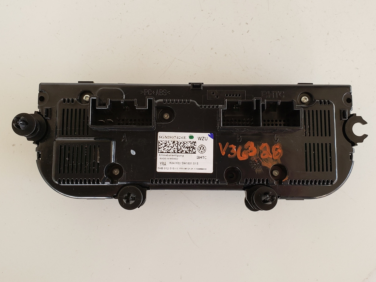 17 VW Golf 5GM907426E Climate Control Panel Temperature Unit A/C Heater 17 VW Golf 5GM907426E Climate Control Panel Temperature Unit A/C Heater