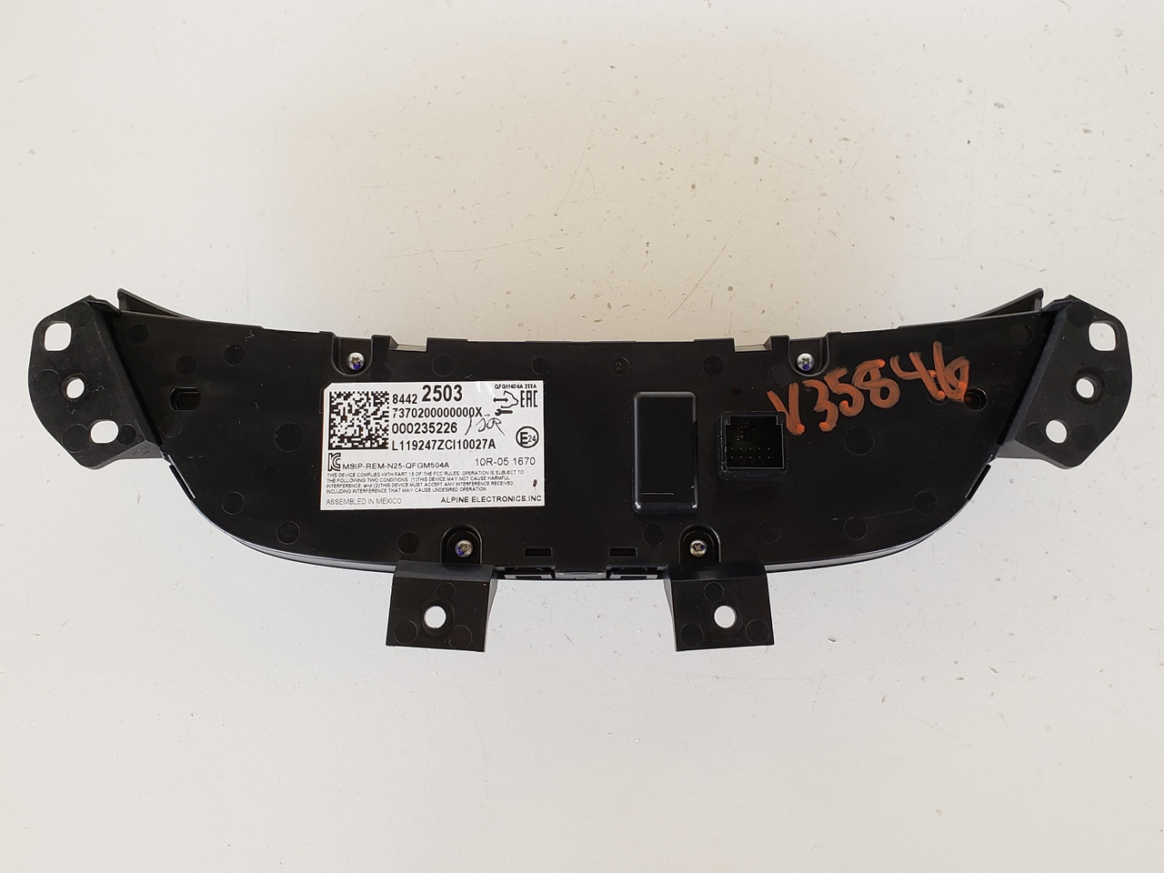19-20 Chevy Equinox 84422503 Climate Control Panel
