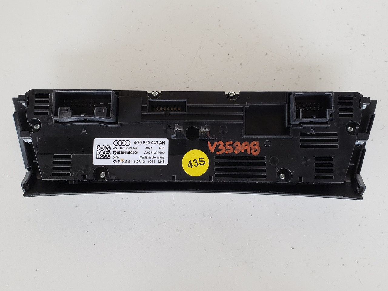 14-17 Audi A6 4G0 820 043 AH Climate Control Panel Temperature Unit A/C Heater