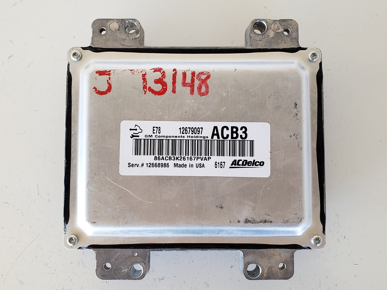 2017-2020 Buick Encore 12668986 Computer Brain Engine Control ECU ECM EBX Module