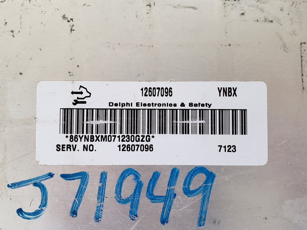 2006-2009 Chevy Impala 12607096 Computer Brain Engine Control ECU ECM EBX Module