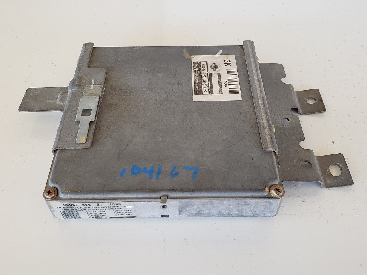 2001 Nissan Xterra MEC07-322 B1 Computer Brain Engine Control ECU ECM EBX Module