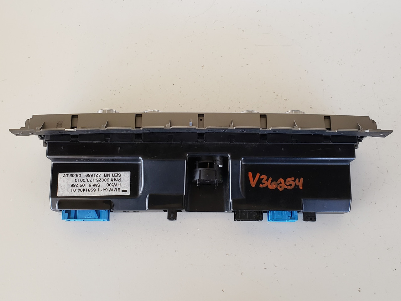 06-08 Bmw 750i 64116981404 Climate Control Panel Temperature