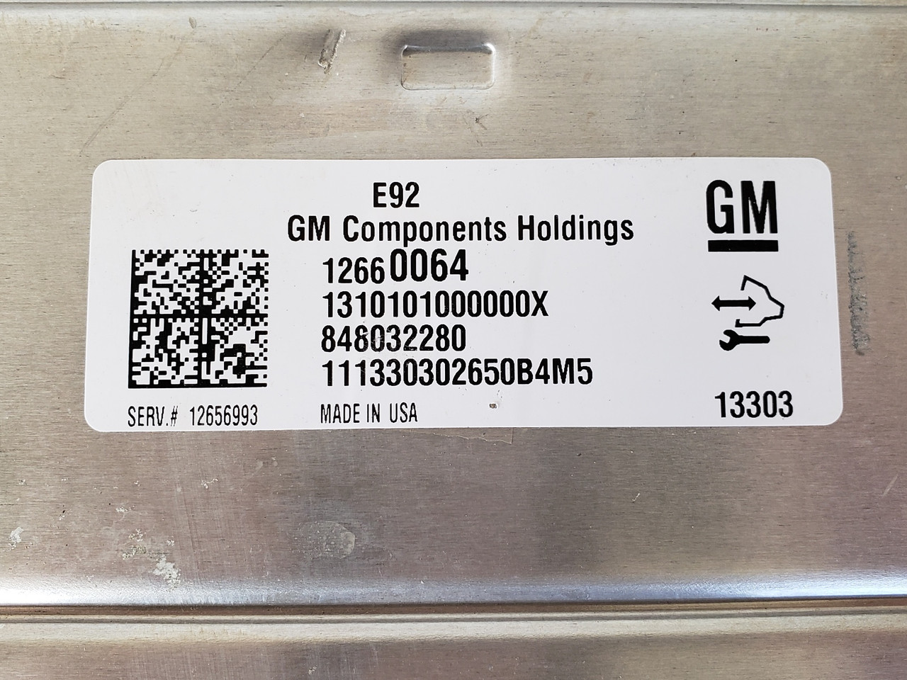 2014-2016 Sierra 1500 12656993 Computer Brain Engine Control ECU ECM EBX Module
