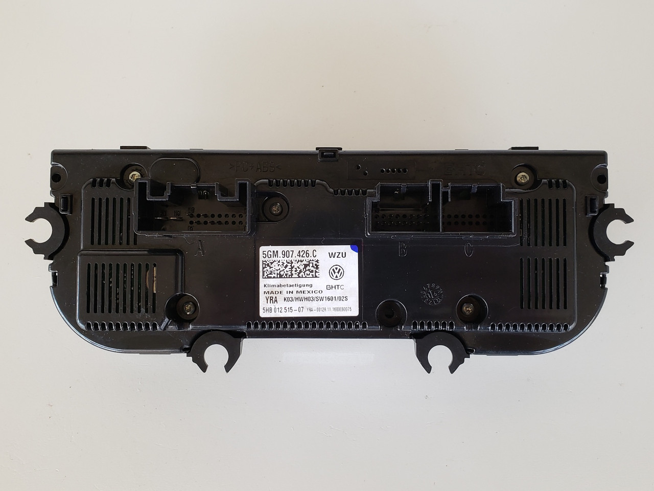 17 VW Golf 5GM 907 426 C Climate Control Panel Temperature Unit A/C Heater 17 VW Golf 5GM 907 426 C Climate Control Panel Temperature Unit A/C Heater