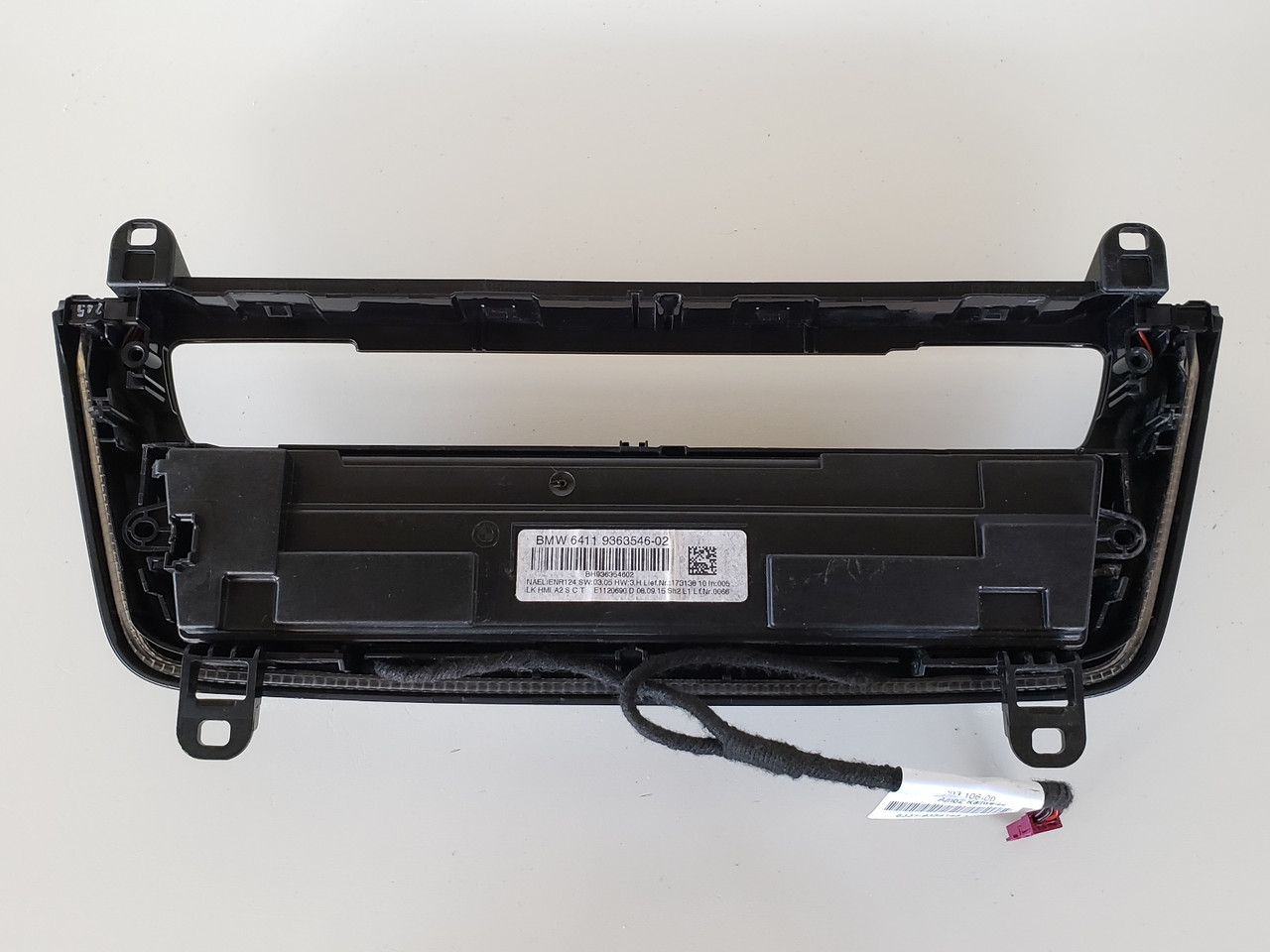 16-18 Bmw 328i 6411 9363545 Climate Control Panel Temperature Unit A/C Heater 16-18 Bmw 328i 6411 9363545 Climate Control Panel Temperature Unit A/C Heater