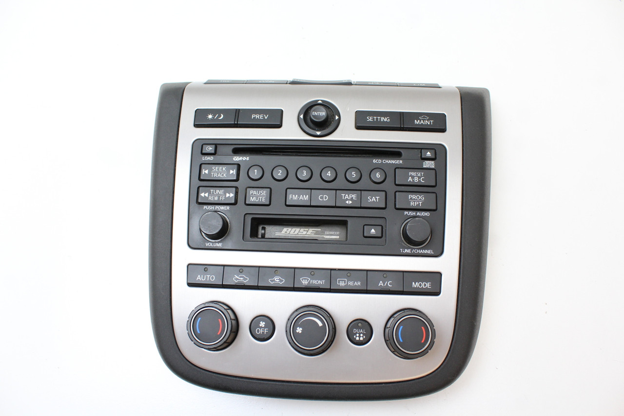 03-04 Nissan Murano 28395 CA105 Audio Climate Control Panel Temperature Heater