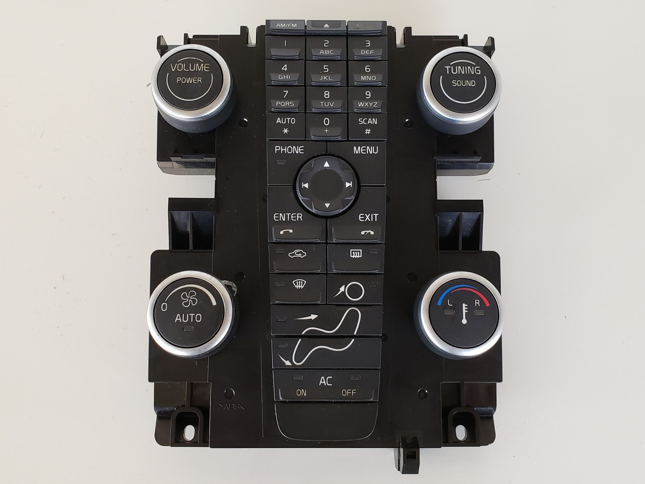 12-13 Volvo C70 31288032 Infotainment Climate Control Panel Temp Unit A/C Heater