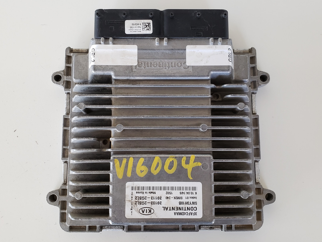 2014-2015 Sorento 39113-2GBL2 Computer Brain Engine Control ECU ECM EBX Module