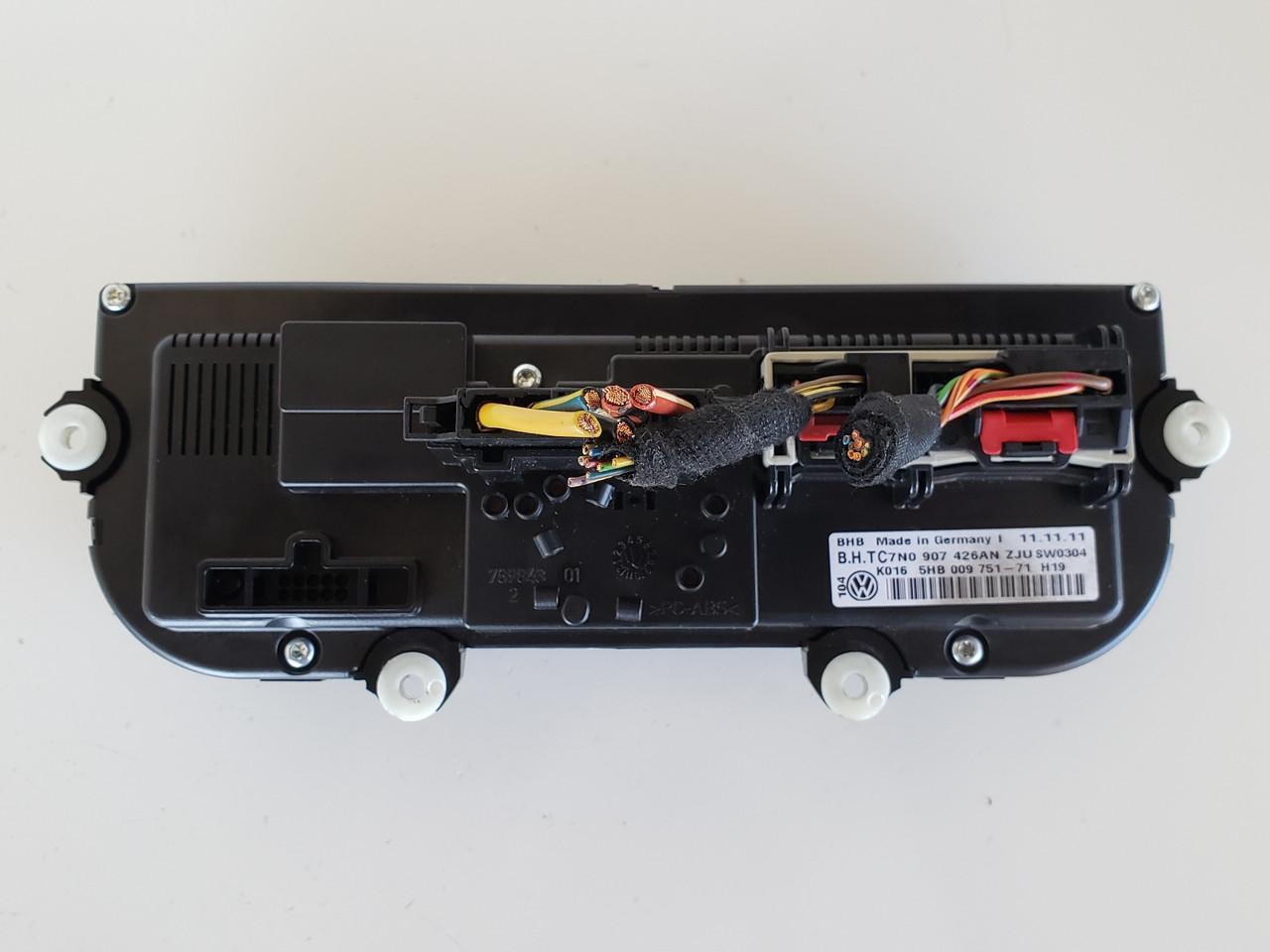 12-15 Tiguan 7N0 907 426AN ZJU Climate Control Panel Temperature Unit A/C Heater