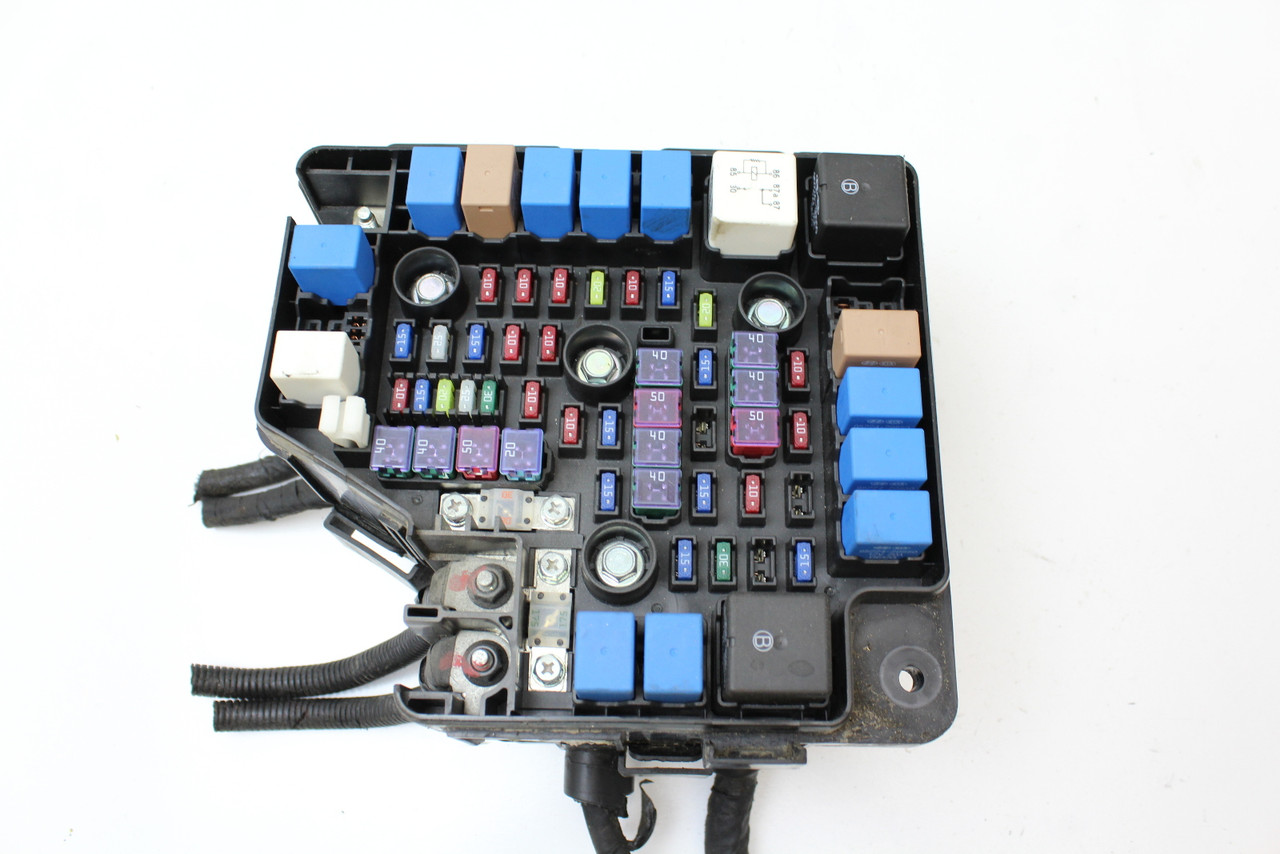 10-12 Hyundai Santa Fe 91950-2B710 Fusebox Fuse Box Relay Unit Module