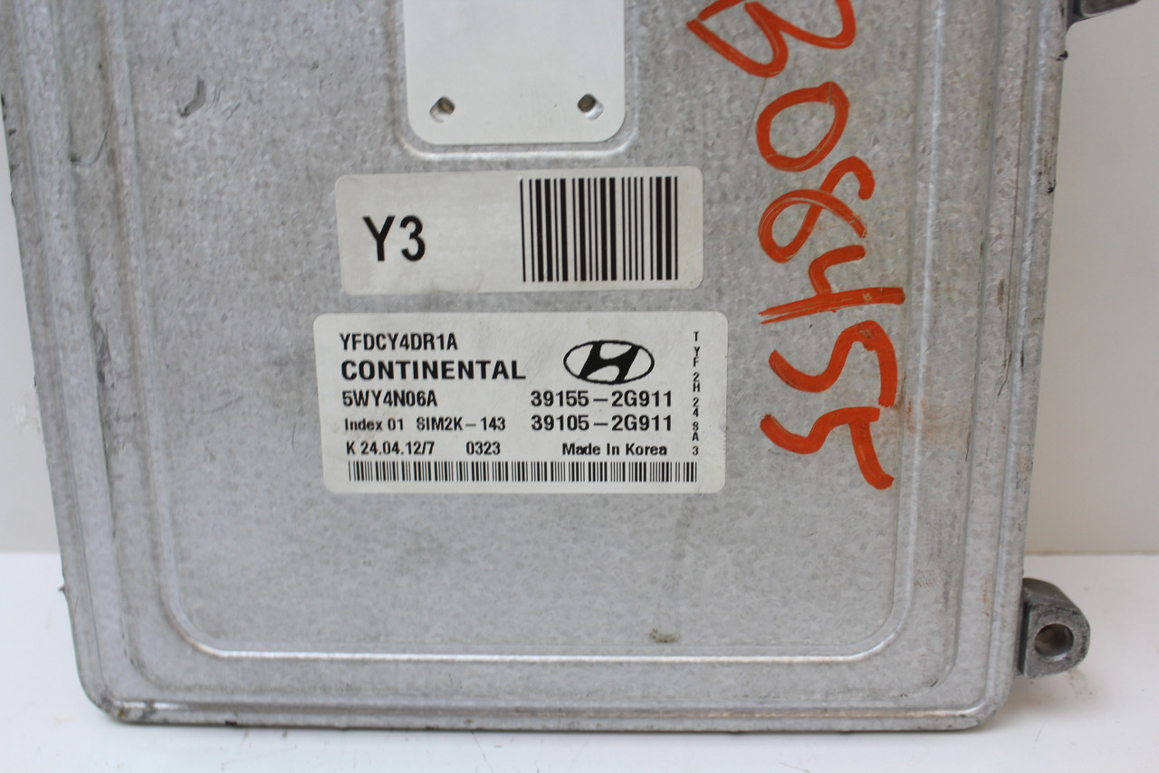 11-15 Sonata 39105-2G911 Computer Brain Engine Control ECU ECM EBX Module 11-15 Sonata 39105-2G911 Computer Brain Engine Control ECU ECM EBX Module