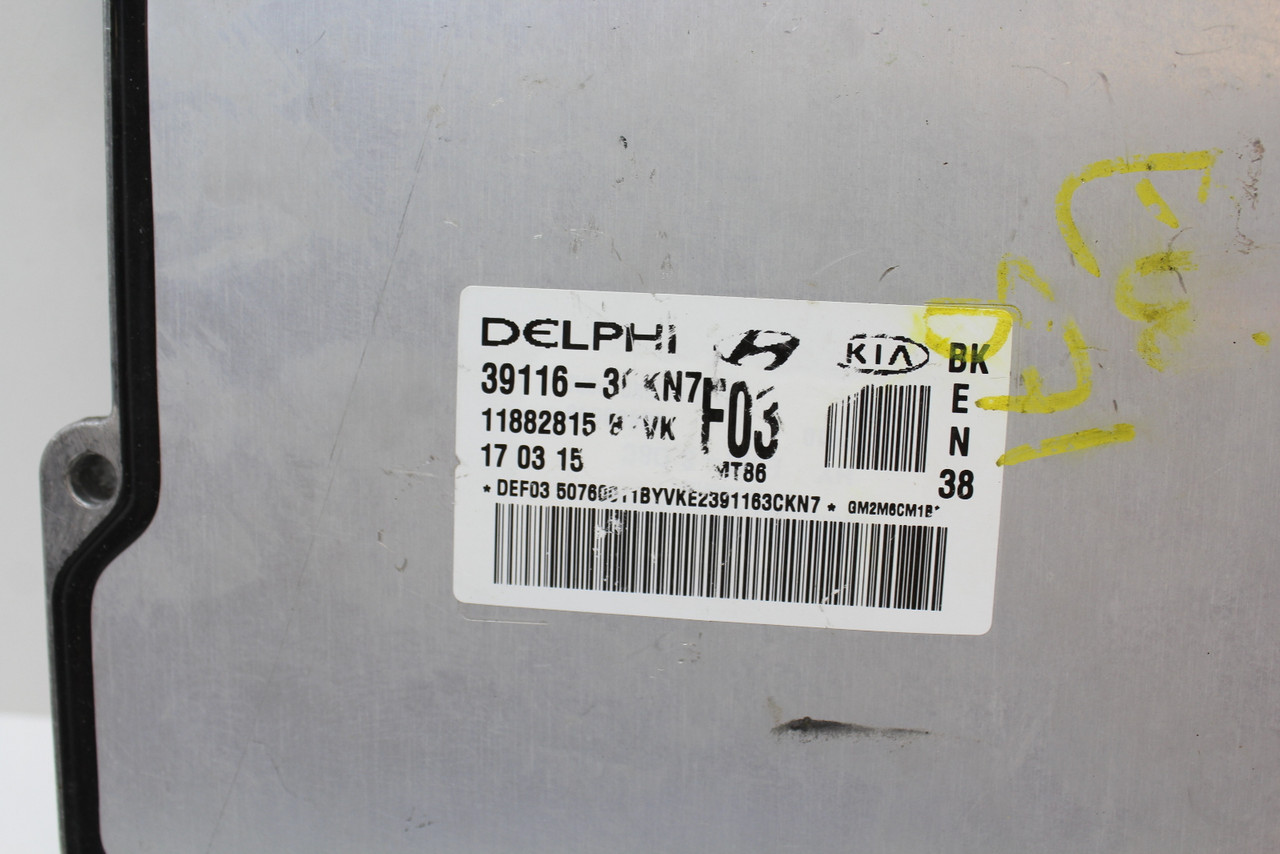 13-16 Genesis 3.8L 39116-3CKN7 Computer Brain Engine Control ECU ECM EBX Module