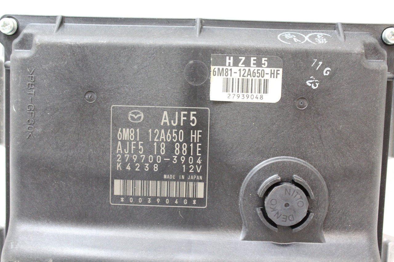 06 07 Mazda 6 At Ajf5 18 881e Computer Brain Engine Control Ecu Ecm Ebx 06 07 Mazda 6 At Ajf5 18 881e Computer Brain Engine Control Ecu Ecm Ebx