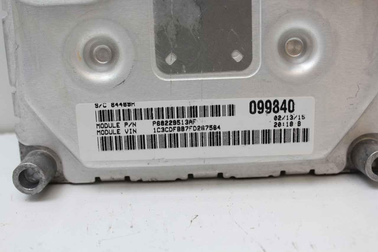 15 Dart P68229513AF Computer Brain Engine Control ECU ECM EBX Module