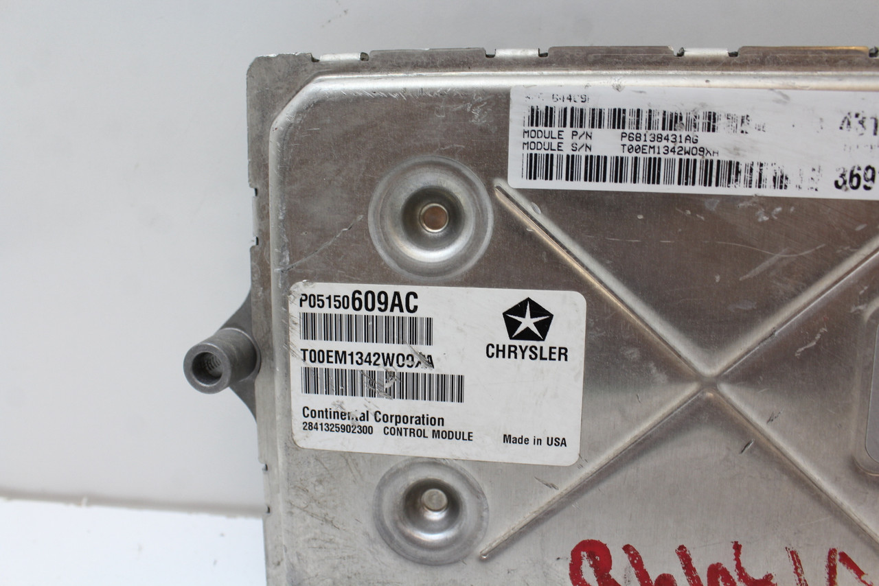 2012 12 300 3.6L P68138431AG Computer Brain Engine Control ECU ECM EBX Module