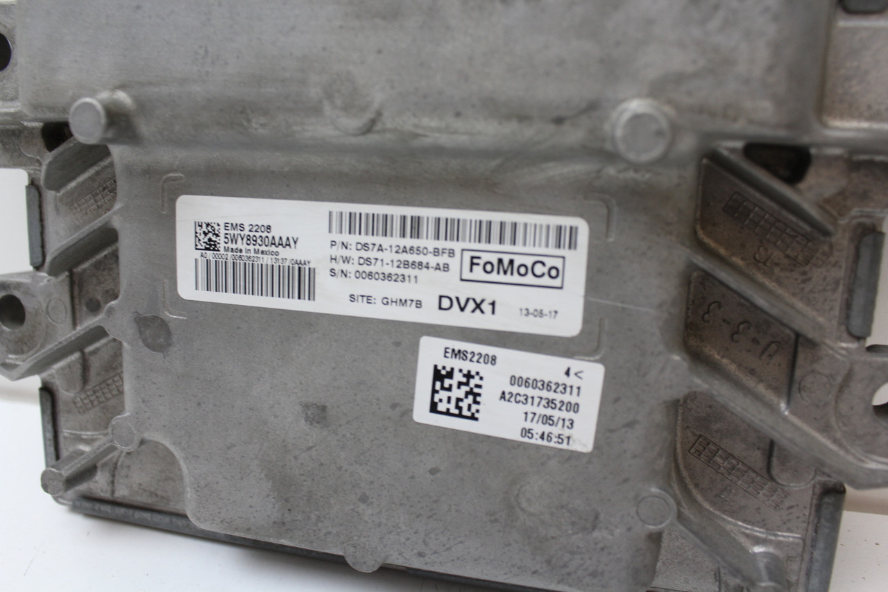 2013 13 Fusion DS7A-12A650-BFB Computer Brain Engine Control ECU ECM EBX Module
