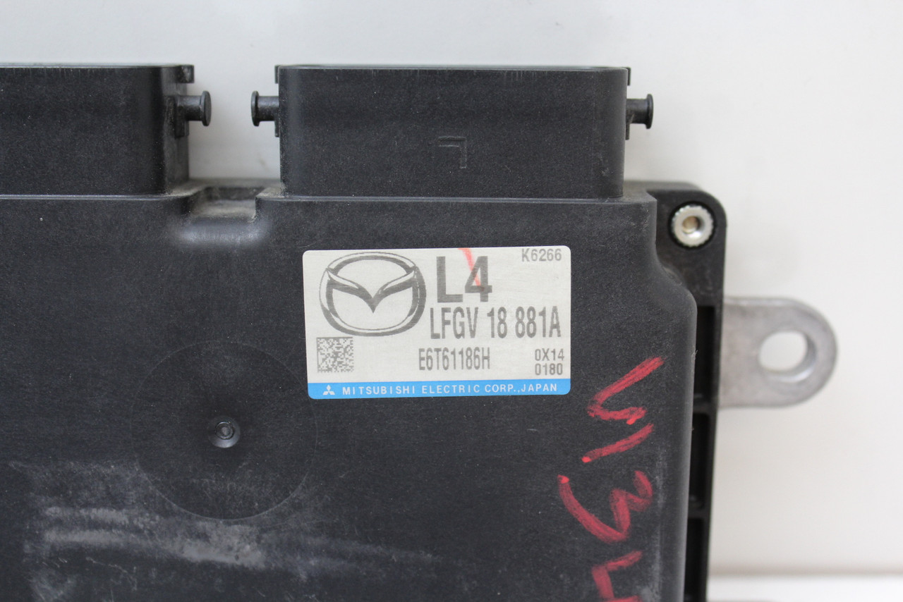 2011 11 Mazda 3 LFGV 18 881A computer Brain Engine Control ECU ECM EBX Module