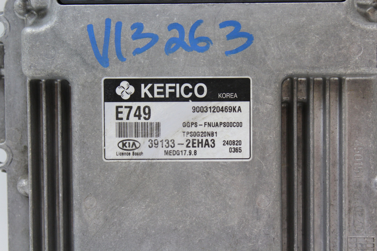 15 2015 Kia Soul 39133-2EHA3 Computer Brain Engine Control ECU ECM EBX Module