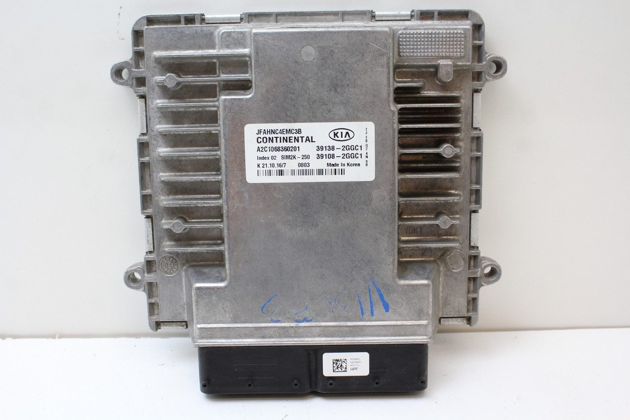 16-18 Kia Optima 39138-2GGC1 Computer Brain Engine Control ECU ECM EBX Module