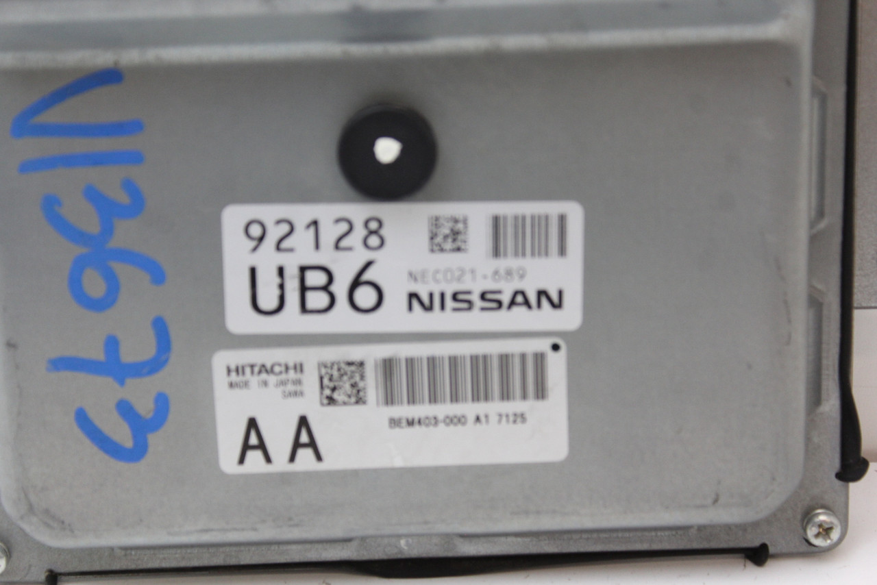 15-17 Nissan Rogue 2.5L BEM403-C00 A1 Computer Engine Control ECU ECM EBX Module