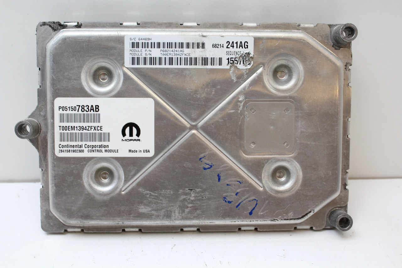 2013 13 Dodge Challenger 05150783AB Computer Engine Control ECU ECM EBX Module