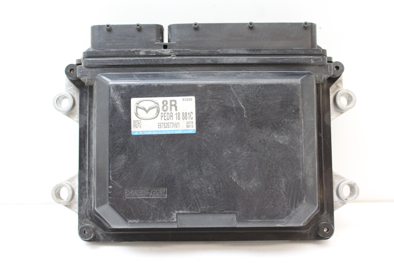 13 2013 Mazda 3 PEDR 18 881C Computer Brain Engine Control ECU ECM EBX Module