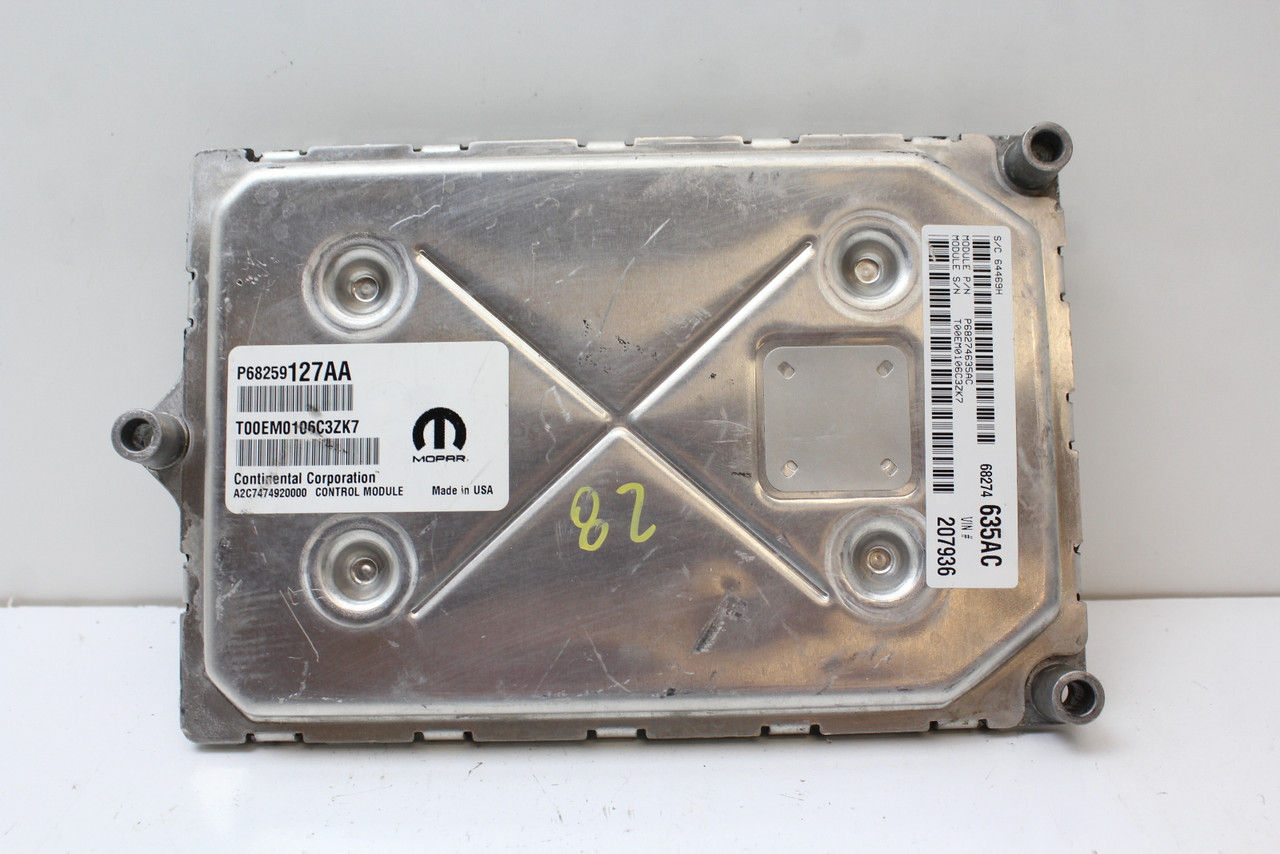 16-20 Dodge Journey 2.4L 68259127AA Computer Brain Engine Control ECU ECM Module