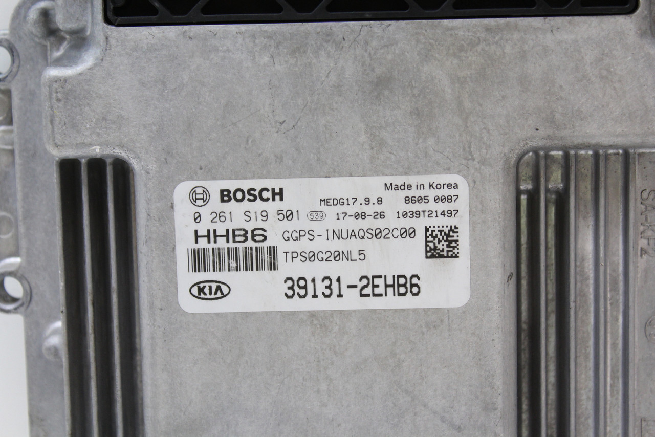 2018 18 Kia Soul 2.0L 39131-2EHB6 Computer Engine Control ECU ECM EBX Module