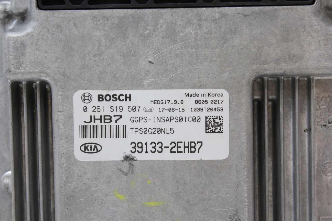 18 2018 Kia Soul 39133-2EHB7 Computer Brain Engine Control ECU ECM EBX Module
