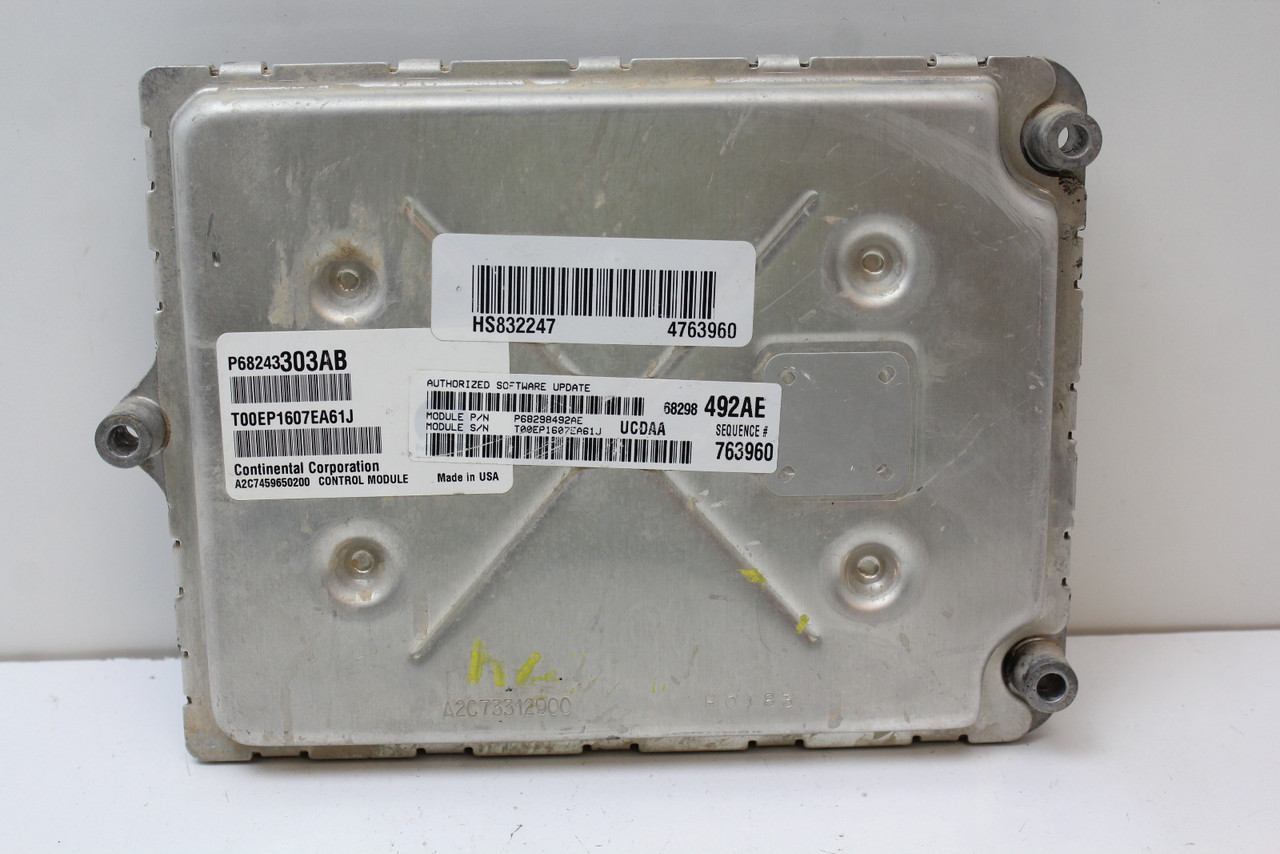 16-20 Dodge 1500 68243303AB Computer Brain Engine Control ECU ECM EBX Module