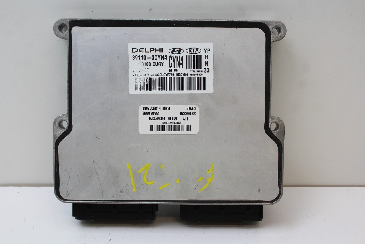 16-18 Kia Sedona 39110-3CYN4 Computer Brain Engine Control ECU ECM EBX Module