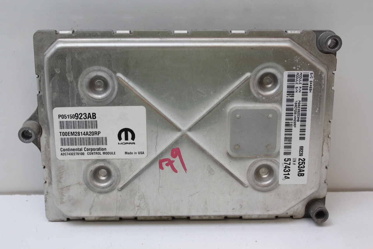 2015 15 Dodge Journey 3.6L 05150923AB Computer Engine Control ECU ECM EBX Module