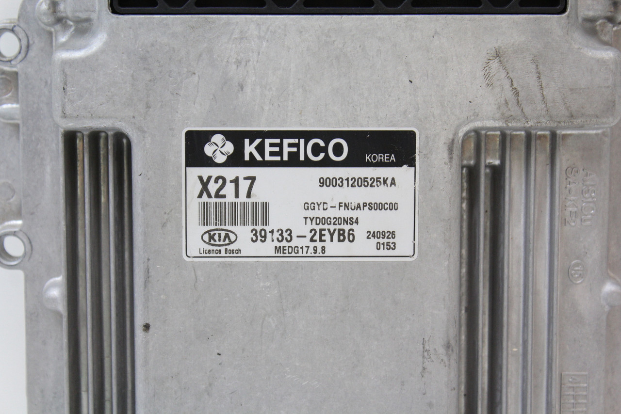 15 2015 Kia Forte 39133-2EYB6 Computer Brain Engine Control ECU ECM EBX Module