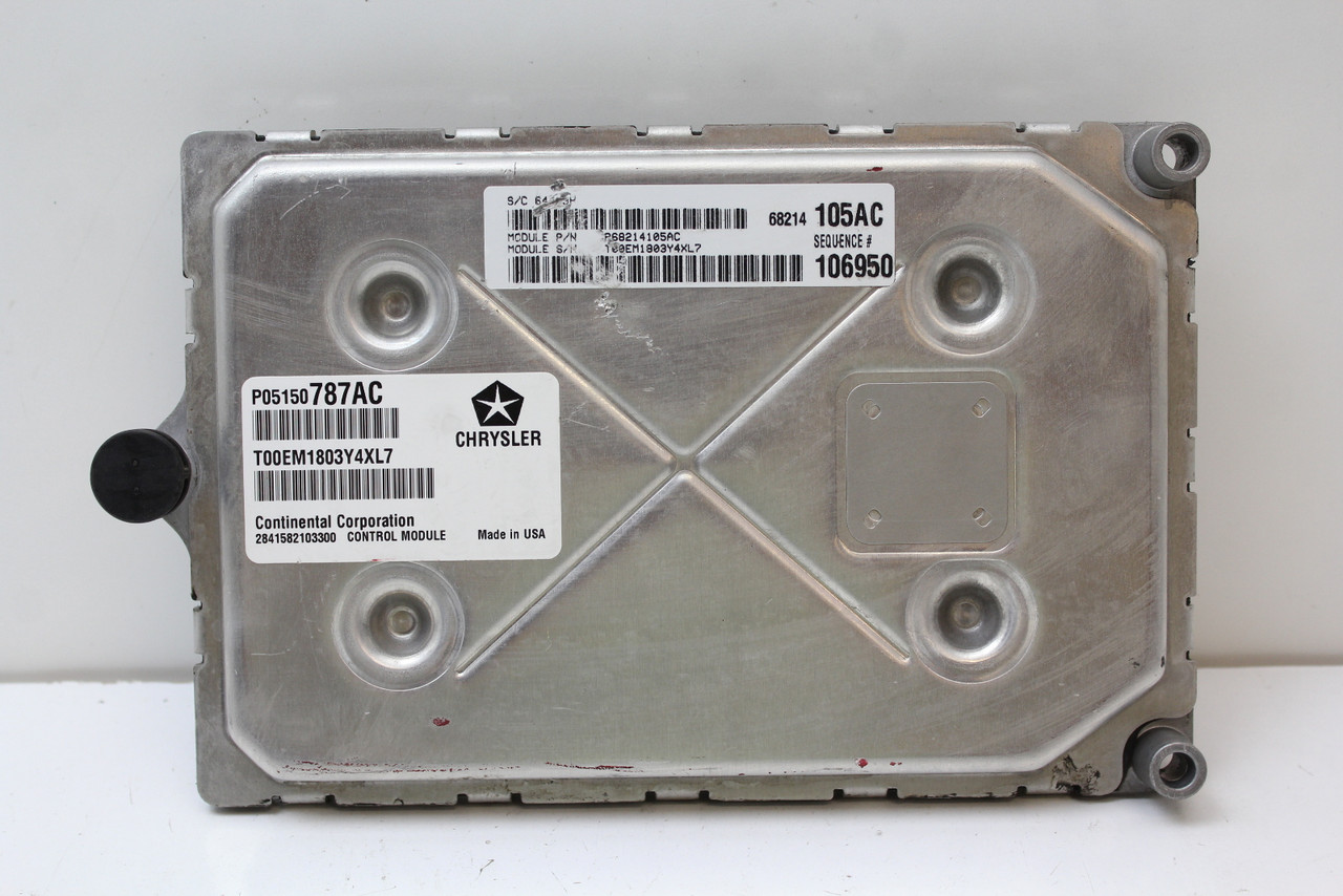 14 2014 Chrysler 300 05150787AC Computer Brain Engine Control ECU ECM EBX Module