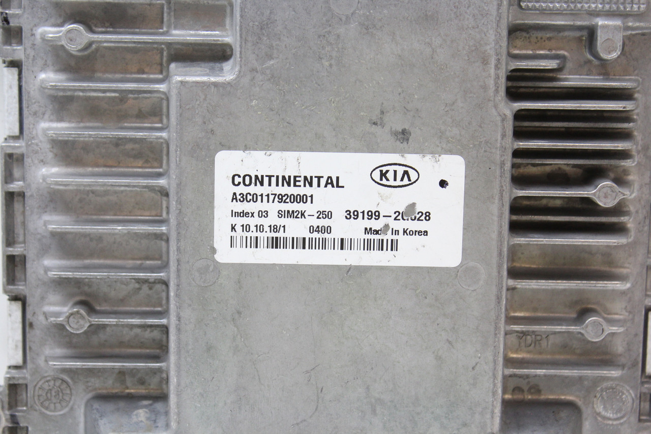 19-20 Kia Optima 39199-2G028 Computer Brain Engine Control ECU ECM EBX Module