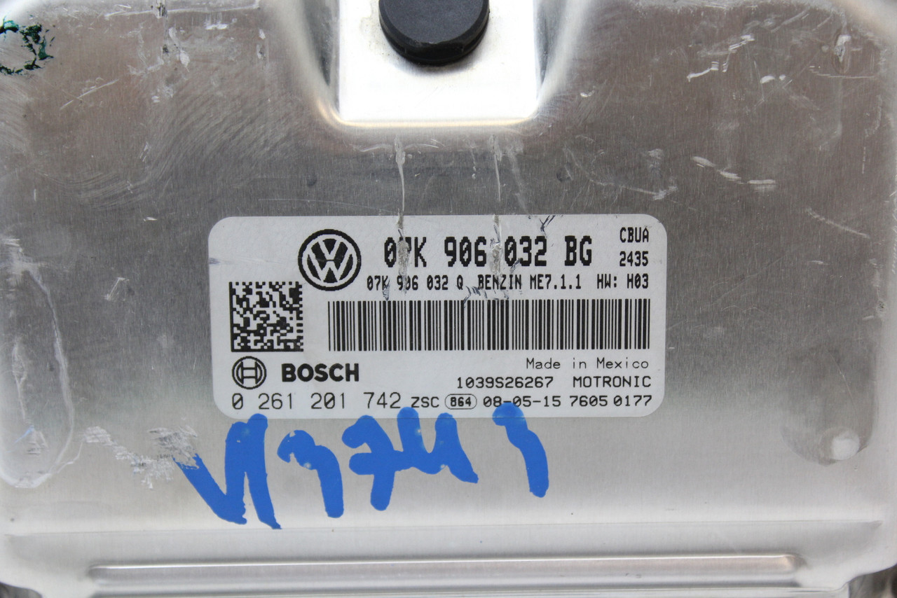 08 09 Volkswagen Jetta 07K 906 032 BG Computer Engine Control ECU ECM Module