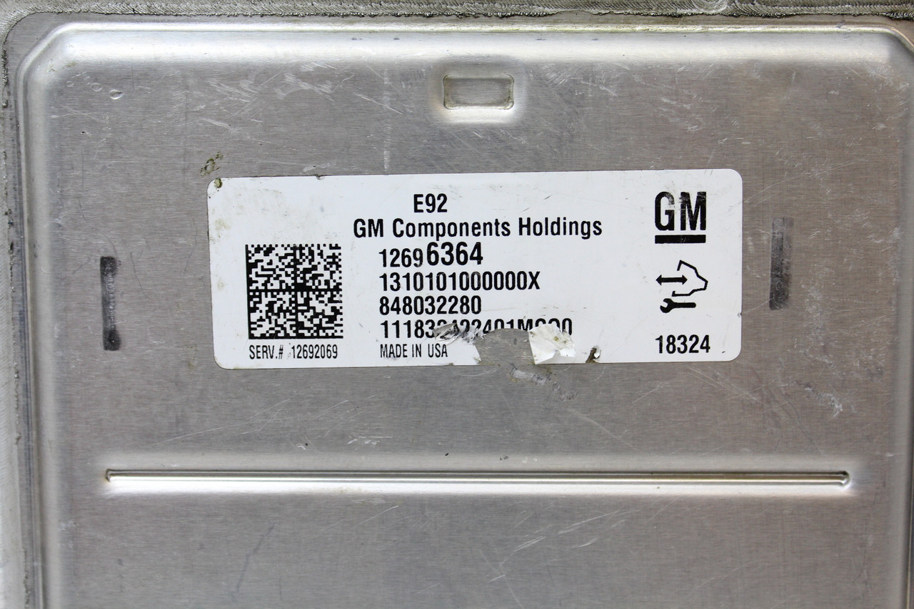 18 2018 Silverado 1500 12692069 Computer Brain Engine Control ECU ECM EBX Module