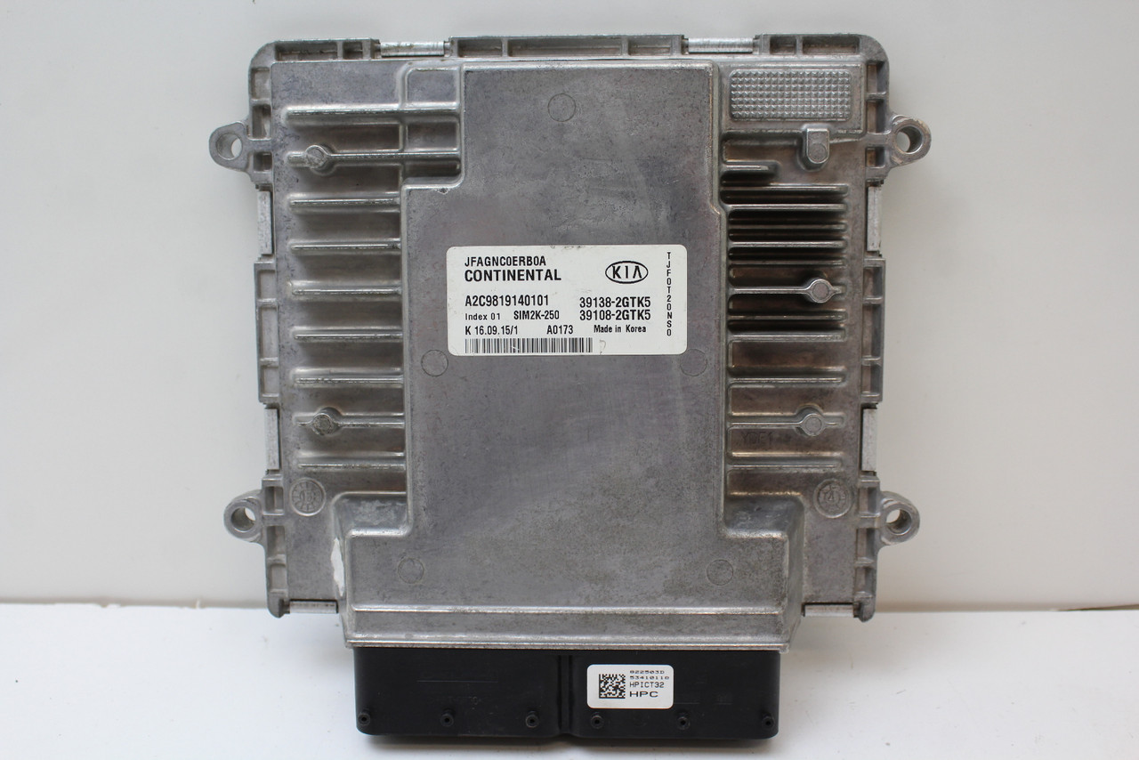 16-18 Optima 2.0L 39108-2GTK5 Computer Brain Engine Control ECU ECM EBX Module 16-18 Optima 2.0L 39108-2GTK5 Computer Brain Engine Control ECU ECM EBX Module