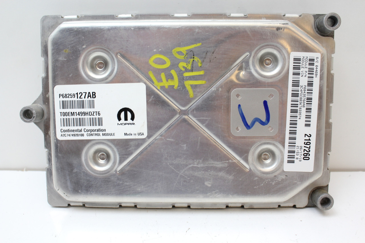 16-20 Journey P68435760AB Computer Brain Engine Control ECU ECM EBX Module